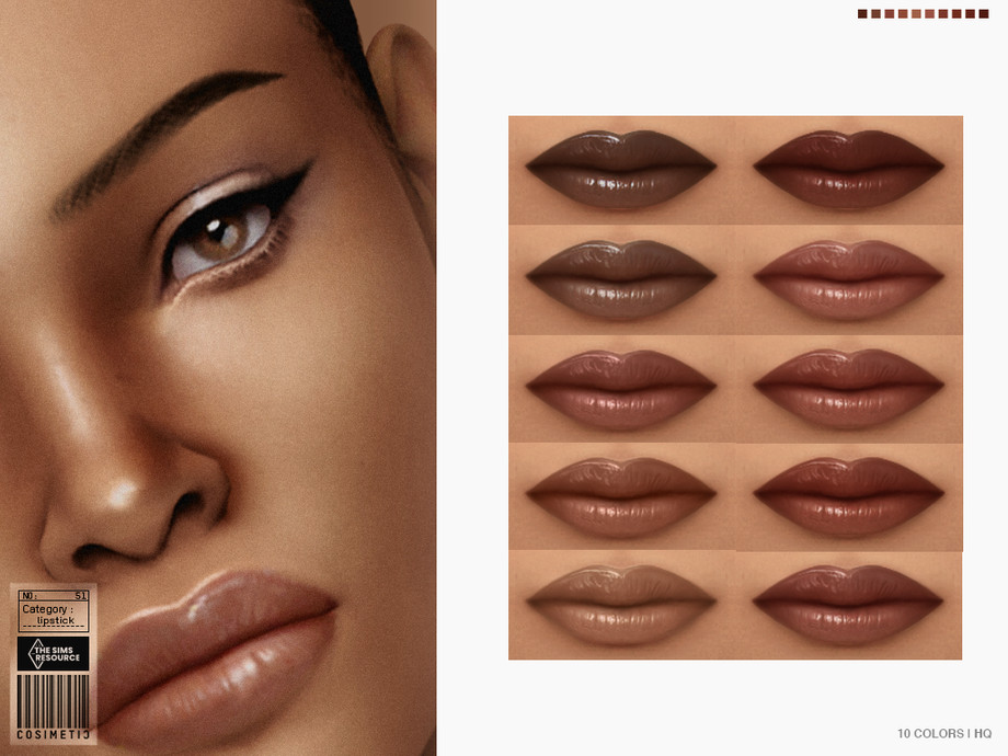 Скриншот мода Помада Lipstick N51